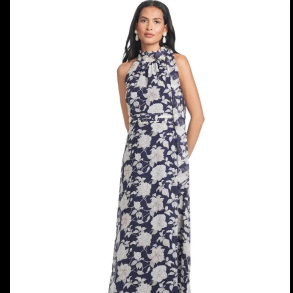 Sachin+Babi Kayla Gown in Alabaster Begonia